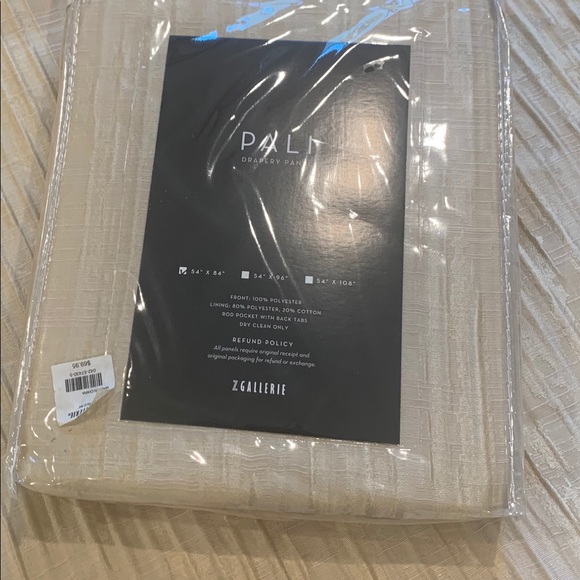 Z Gallerie Accents 54 X 84 Z Gallerie Pali Drapery Panel Poshmark